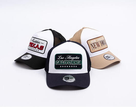 Kappe New Era - Branded Location Patch 9FORTY Trucker - Navy