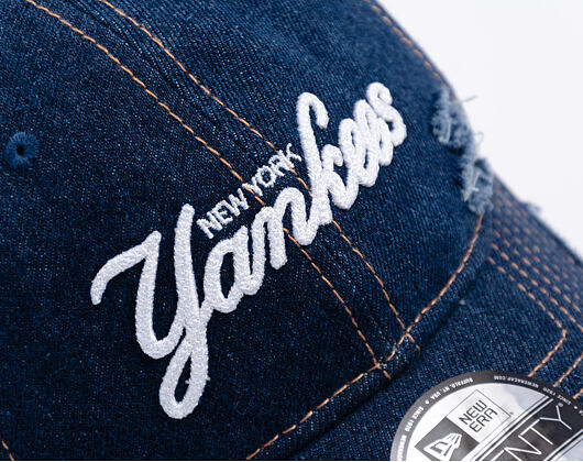 Kappe New Era - MLB Denim Distress 9TWENTY - NY Yankees - Navy