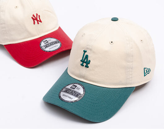 Kappe New Era - MLB Mini Logo 9TWENTY - LA Dodgers - Cream