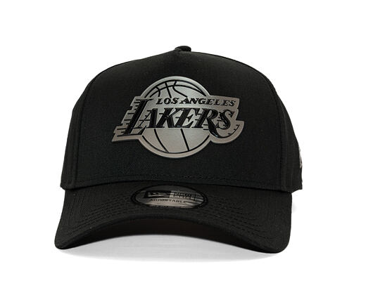 Kappe New Era - NBA Metallic 9FORTY A-Frame - LA Lakers - Black