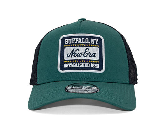 Kappe New Era - Branded Patch 9FORTY Trucker - Pine Green