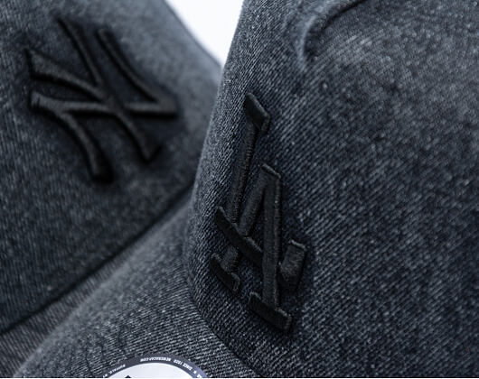 Kappe New Era - MLB Denim 9FORTY A-Frame - LA Dodgers - Black
