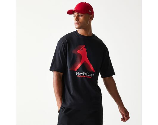 T-Shirt New Era - Player Graphic Oversized Tee - Black