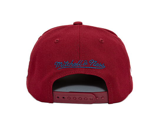 Kappe Mitchell & Ness - Colorado Avalanche - Double Clutch Pro Snapback - Maroon