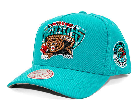 Kappe Mitchell & Ness - Vancouver Grizzlies - Double Clutch Pro Snapback Hwc - Teal
