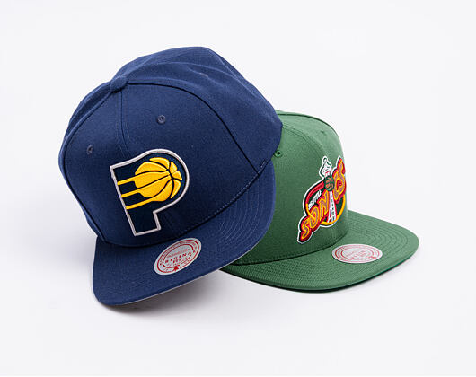 Kappe Mitchell & Ness - Indiana Pacers - Team Ground 2.0 Snapback - Blue