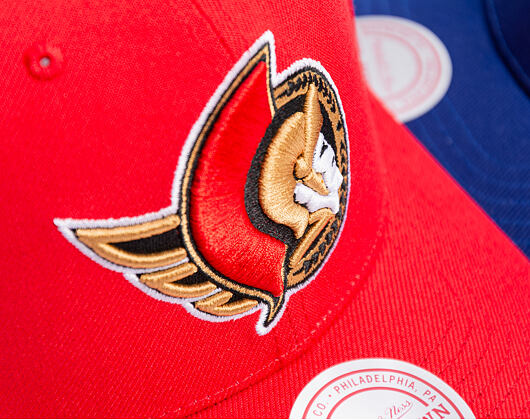 Kappe Mitchell & Ness - Ottawa Senators - Team Ground 2.0 Pro Snapback - Red