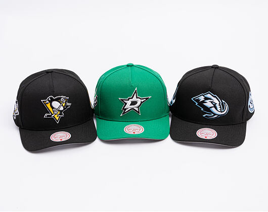 Kappe Mitchell & Ness - Utah Mammoth - Double Clutch Pro Snapback - Black