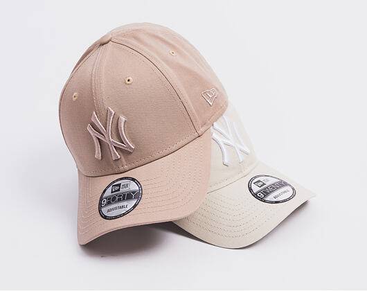 Kappe New Era - MLB Essential 9FORTY - NY Yankees - Light Brown