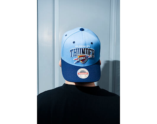 Kappe Mitchell & Ness - NBA Team Arch Snapback - Oklahoma City Thunder - Blue