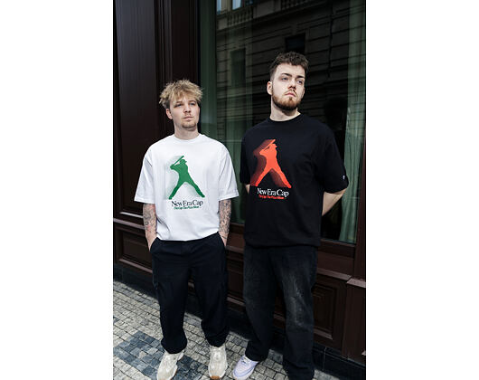 T-Shirt New Era - Player Graphic Oversized Tee - Black