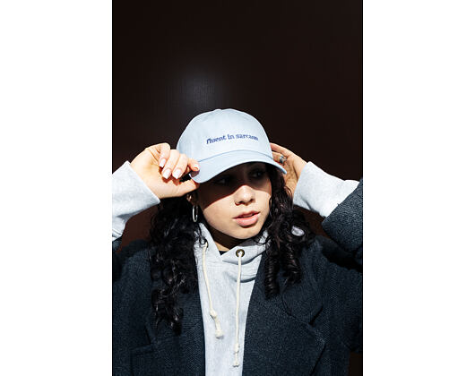 Kappe 8by8 - Dadcap - "fluent in sarcasm" - Baby Blue/Lavender