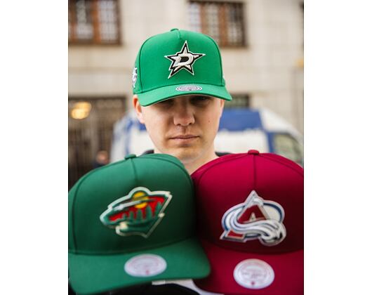 Kappe Mitchell & Ness - Dallas Stars - Double Clutch Pro Snapback - Green