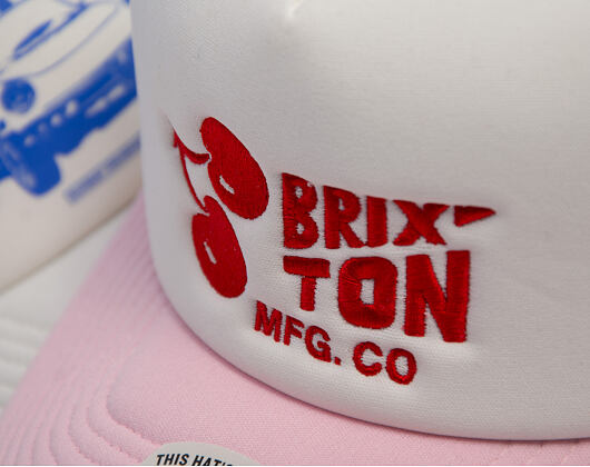 Kappe Brixton - Cherry MP Trucker - Off White/Pink