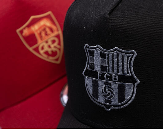 Kappe New Era - Tonal Logo FORTY A-Frame - Barcelona FC - Black