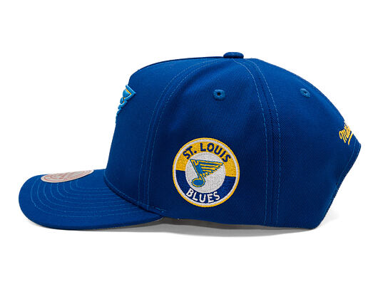 Kappe Mitchell & Ness - NHL Double Clutch Pro Snapback St. Louis Blues - Royal