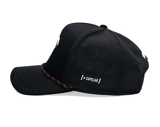 Kappe Capslab - Trucker DC Comics - Metal Superman Patch - Black / Silver