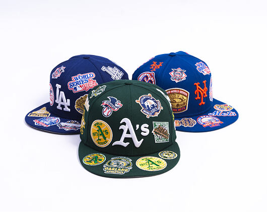 Kappe New Era - MLB All Over Logo 59FIFTY - Oakland Athletics - Team Color
