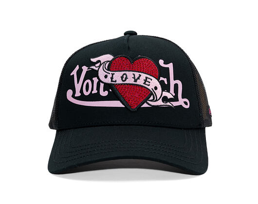 Kappe Von Dutch - Trucker - Stoned Love Logo Black/Pink