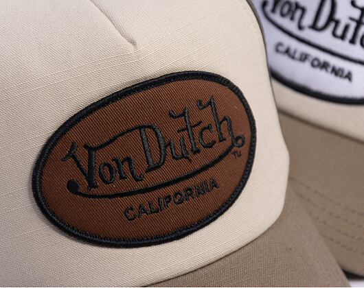 Kappe Von Dutch - Trucker - Cali Patch Olive/Brown