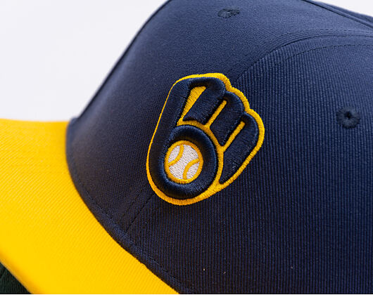 Kappe Nike - Dri-Fit Pro - Milwaukee Brewers - Midnight Navy 44B/Amarillo 78H