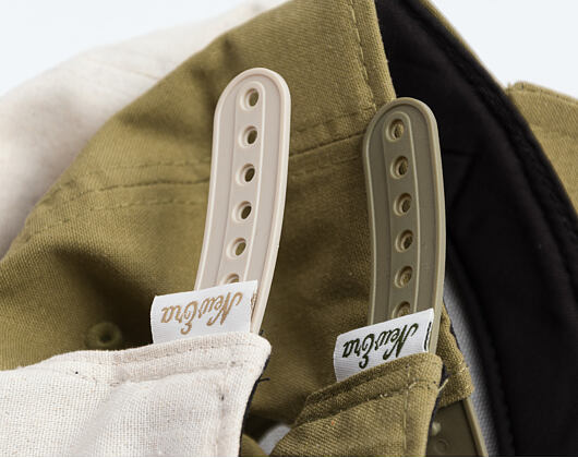 Kappe New Era - Branded Buffalo Patch Linen 9FORTY A-Frame - Stone