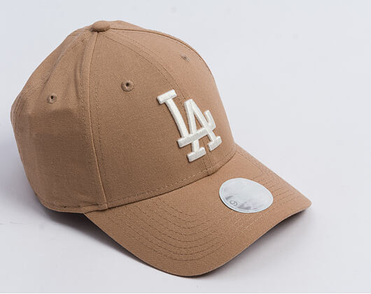 Damen Kappe New Era - MLB Linen 9FORTY - LA Dodgers - Camel