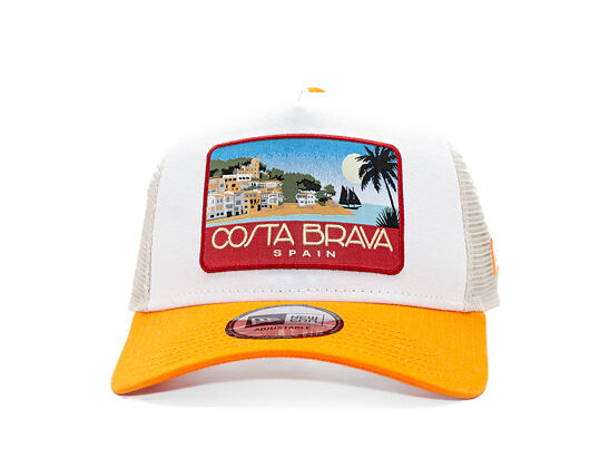Kappe New Era - Branded Location Patch 9FORTY A-Frame Trucker - Orange