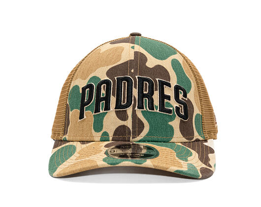 Kappe New Era - MLB Wordmark Camo 9FORTY M-CROWN - San Diego Padres - Wheat
