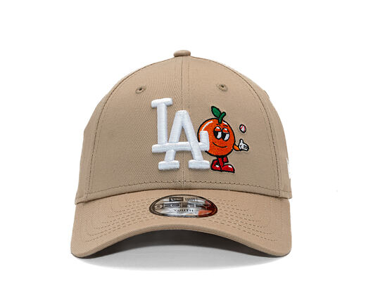 Kinder Kappe New Era - MLB Icon 9FORTY - LA Dodgers - Camel / White