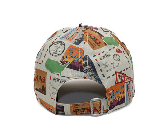 Kinder Kappe New Era - Branded Location Print 9FORTY - Stone