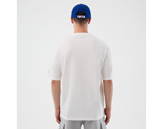 T-Shirt New Era - MLB Script Oversized Tee - NY Mets - White