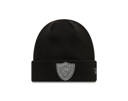 Mütze New Era - NFL Metallic Beanie Medium Knit - Las Vegas Raiders - Black