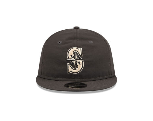 Kappe New Era - MLB Nylon Ripstop 9FIFTY Retro Crown - Seattle Mariners - Black