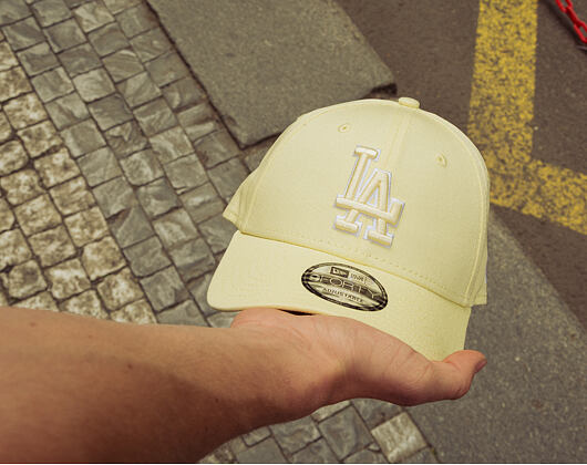 Kappe New Era - MLB Team Outline 9FORTY - LA Dodgers - Yellow / White