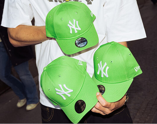 Kinder Kappe New Era - MLB Essential 9FORTY - NY Yankees - Green / White