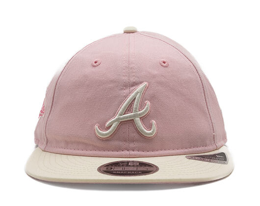 Kappe New Era - MLB Washed Tie Dye 9FIFTY Retro Crown - Atlanta Braves - Pink