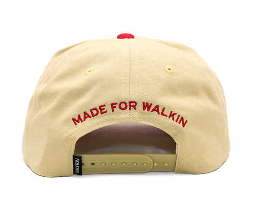 Kappe Brixton - Two Boots C Np Mp Snapback - Celestial Yellow/Red
