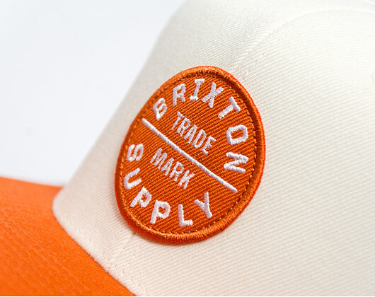 Kappe Brixton - Oath Iii Snapback - Off White/Burnt Orange