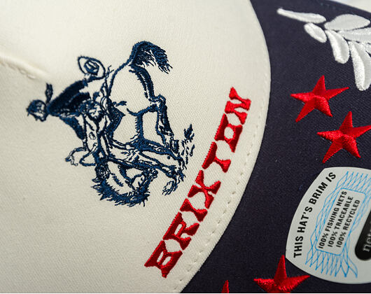 Kappe Brixton - Rodeo C Np Mp Snapback - Off White/Navy
