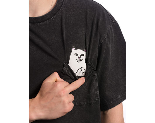 T-Shirt Lord Nermal Pocket Tee (Black Vintage Wash)