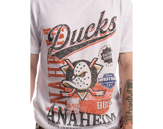 T-Shirt New Era - NHL US Edit - Anaheim Ducks - White