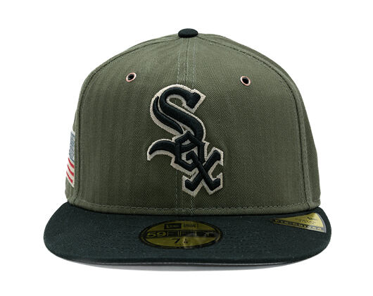 Kappe New Era - MLB Three Looms "American Herringbone" 59FIFTY - Chicago White Sox - Team Color