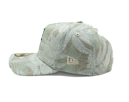 Kappe New Era - MLB Three Looms "Leafy Palm" 59FORTY A-Frame - Seattle Mariners - Stone