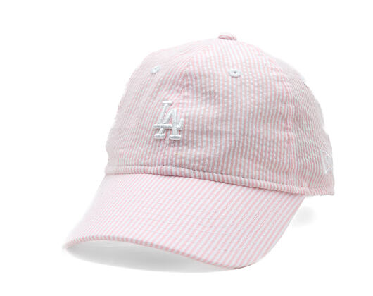 Kinder Kappe New Era - MLB Seersucker 9TWENTY - LA Dodgers - Pink Rouge