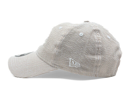 Kappe New Era - MLB Seersucker 9TWENTY - Oakland Athletics - Stone / White