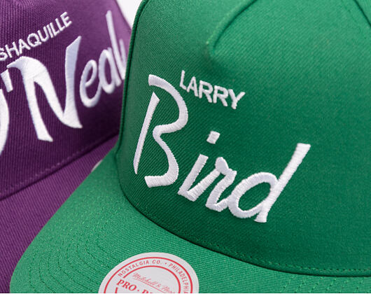 Kappe Mitchell & Ness - Player Script Hwc - NBA - Boston Celtics - Larry Bird - Green