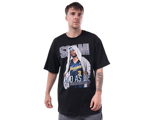 T-Shirt Mitchell & Ness - Boxy Slam Tee - NBA - Denver Nuggets - Allen Iverson - Black