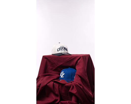 Kappe New Era - Contrast Visor M-CROWN 9FORTY - Baseball Czechia - Ivory