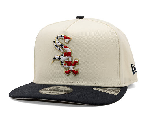 Kappe New Era - MLB "American Flag" 9FIFTY - Chicago White Sox - Chrome White